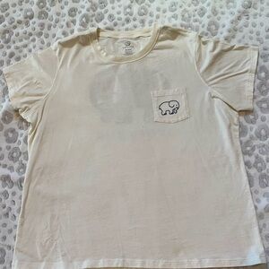 Women’s Ivory Ella football tee
